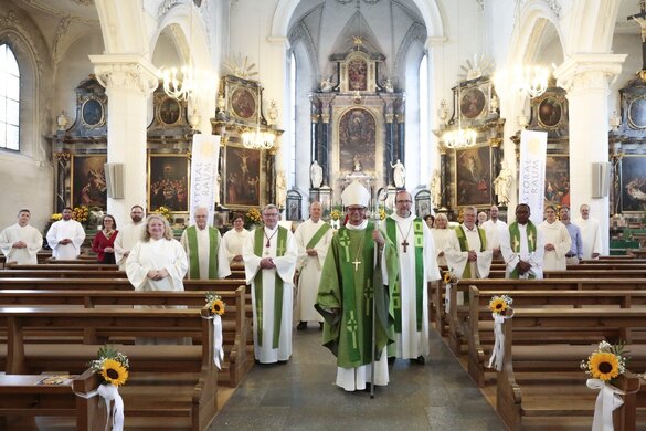 Bischof Felix Gmür und das Pastoralraum-Team