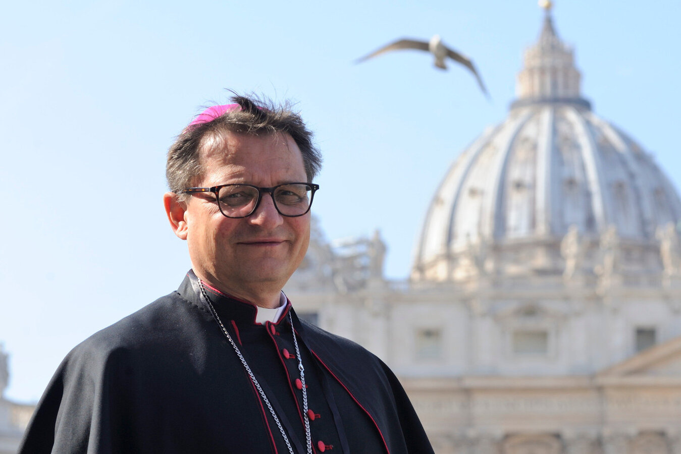 Bischof Felix Gmür in Rom, Foto: Katarzyna Artymiak