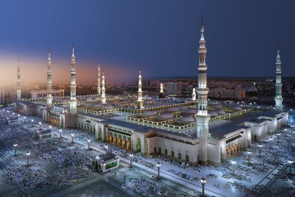 Die grosse Moschee von Medina