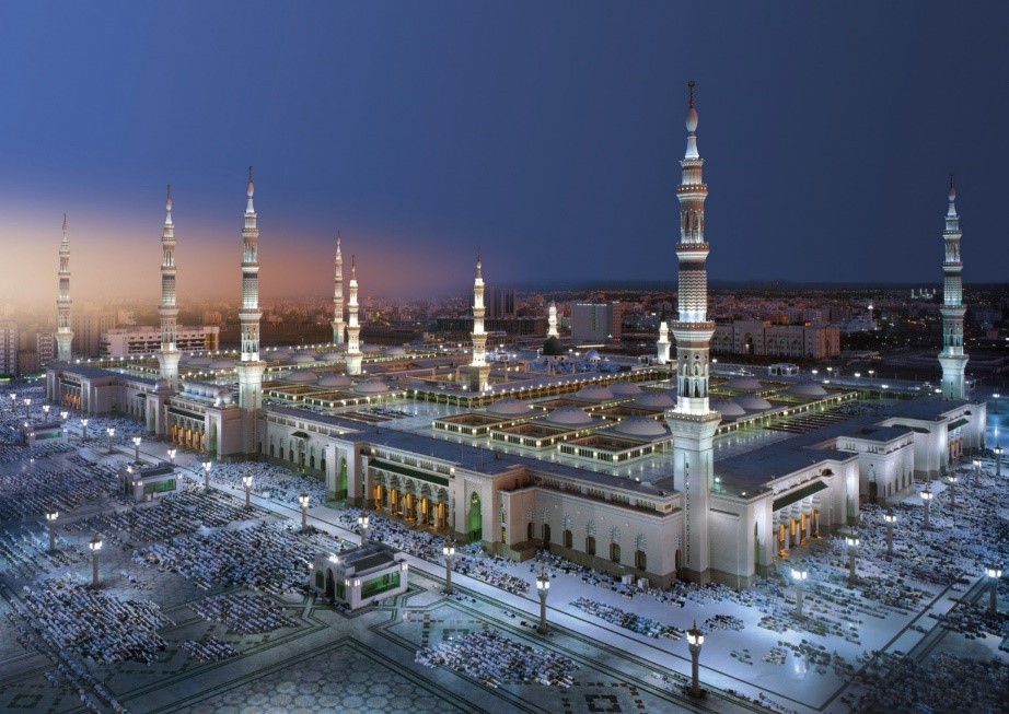 Die grosse Moschee von Medina
